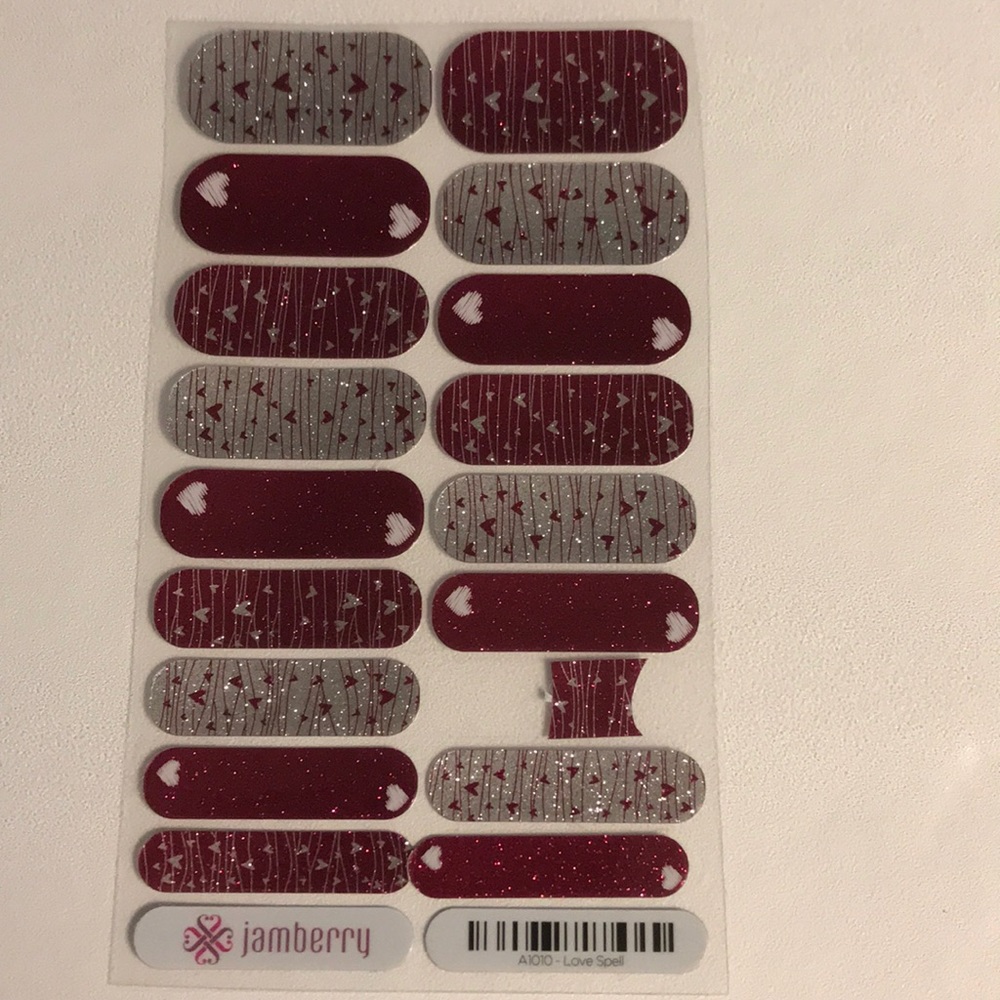 Jamberry sparkly valentines love spell